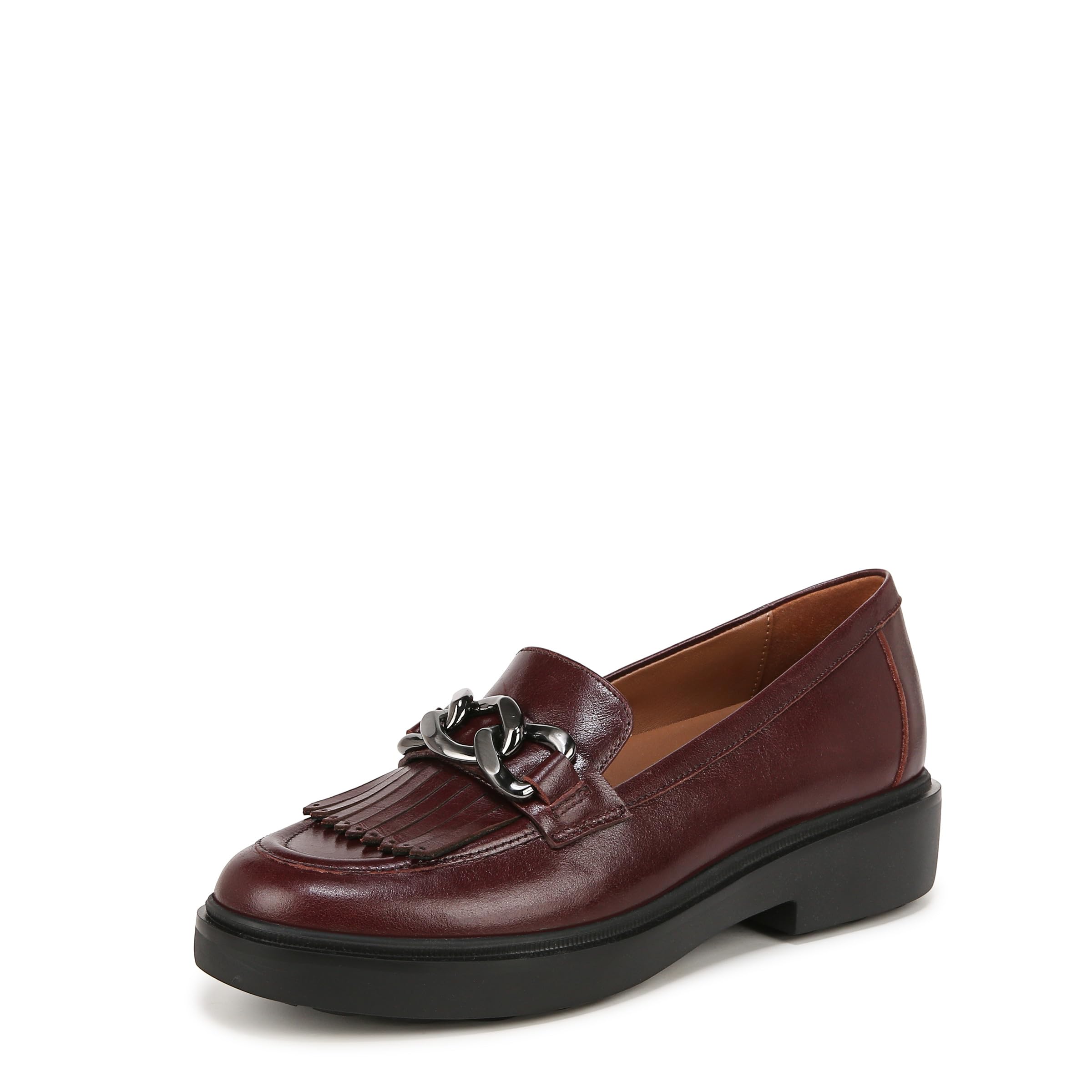 Naturalizer Womens Paris Loafer Wine Red Leather 5.5 M