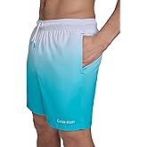 Calvin Klein Mens Volley Quick Dry Lightweight Swim Trunk