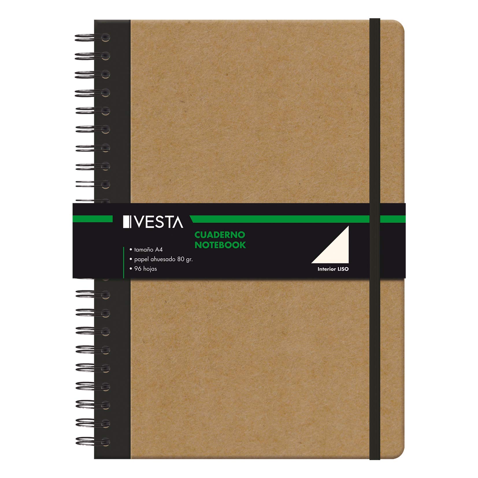 Notebook Vesta Nature Wire’o - A4 Size - Plain