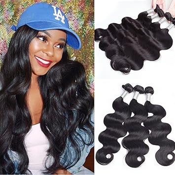 Amazon Com Binf Hair 10 10 10 Malaysian Body Wave Hair Weave