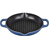 Le Creuset Enameled Cast Iron Signature Deep Round Grill, 9.75", Marseille