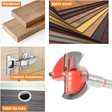 Cymax Hinge Jig Set 35mm Concealed Hinge Drill Guide Forstner Bits view 4