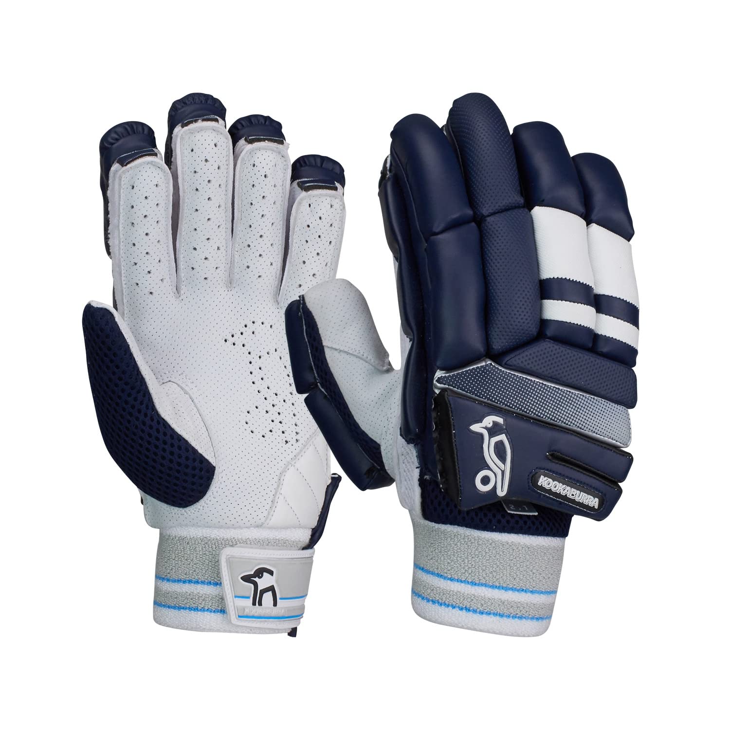 KOOKABURRA 2.1 T/20 Batting Gloves - Navy - a r/h