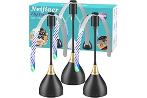 Neijiaer Fly Fans for Tables, USB or Batteries Powered, Soundless and Portable Fly Fan, Keeps Your Food Clean, Practical Fan 