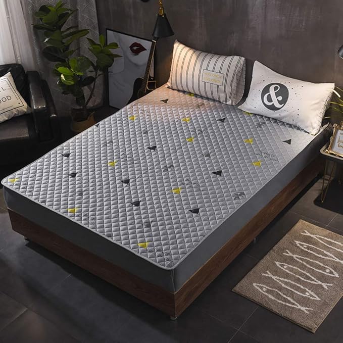 YQ WHJB Delgada Almohadillas de colchón,Poliester Cubrecolchón ...