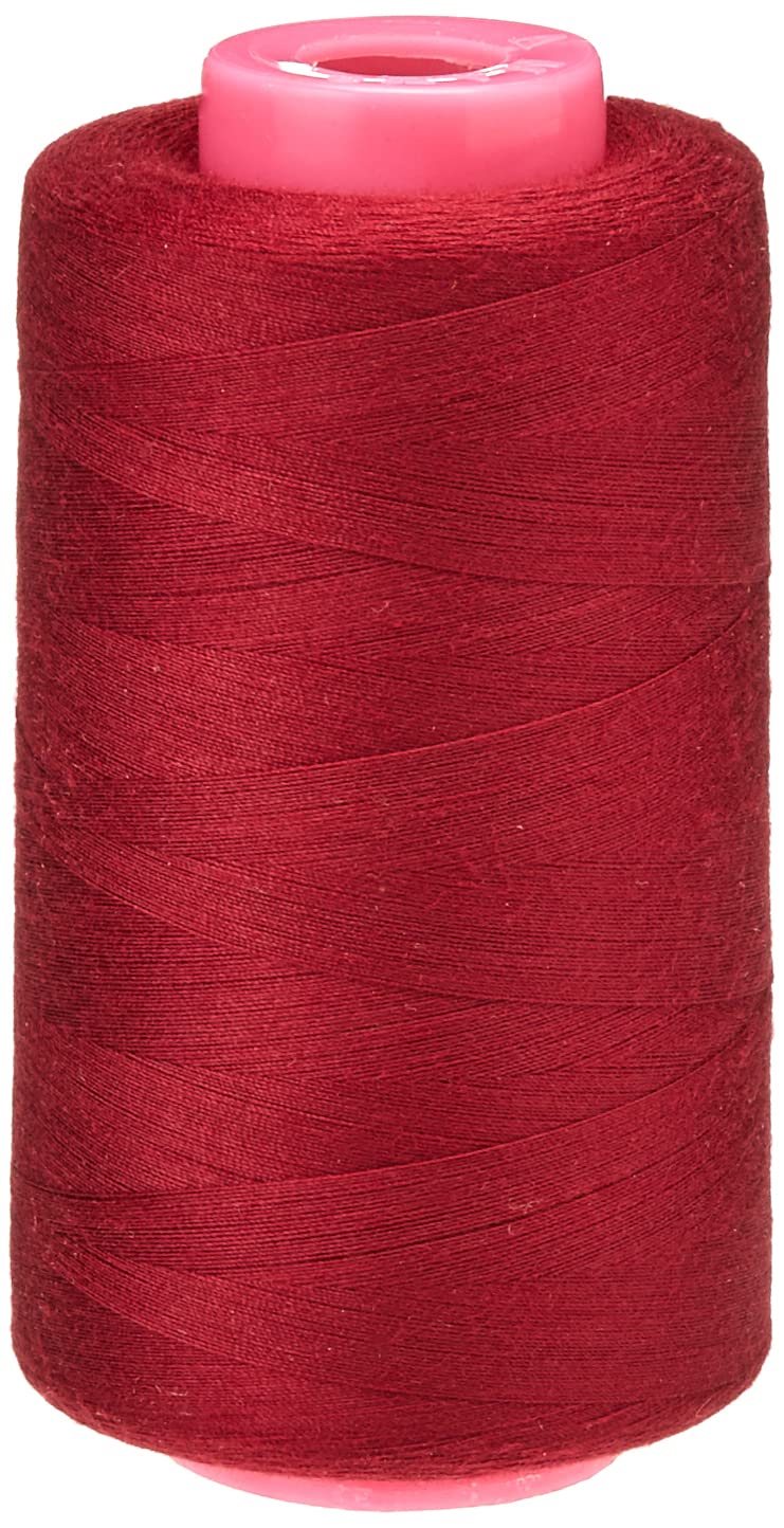 LA Linen Cone Serger Thread, Burgundy A200, 6000 yd