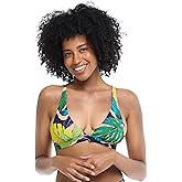Body Glove Women's Standard Freya Fixed Triangle Halter Bikini Top Swimsuit with 2-Way Back