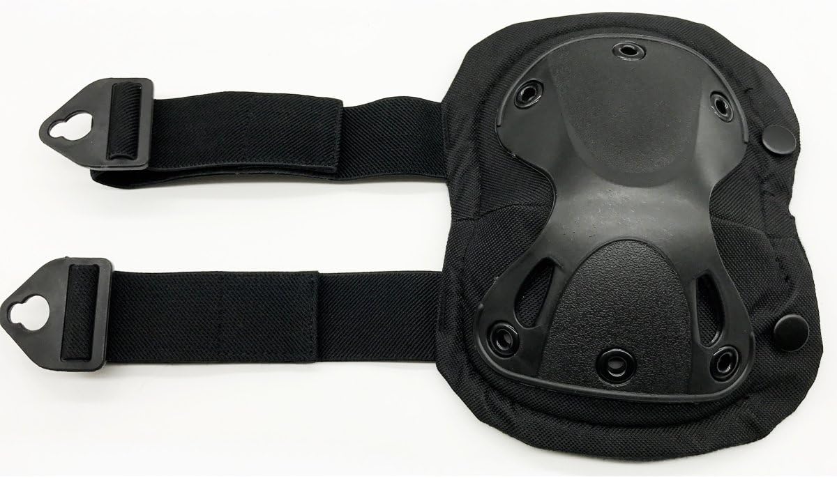 Outdoor Sports Safety Guard Gear, Tactical Combat Knee & Elbow Protective Pads Skate Knee Pad Black(2Knee Pad and 2Elbow Pad ) : Sports & Outdoors