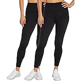 Balance Collection Womens Easy 25" High Rise Ankle Legging-2 Pack