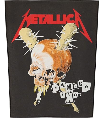 Amazon.com: Metallica Back Patch: Skulls : Clothing, Shoes