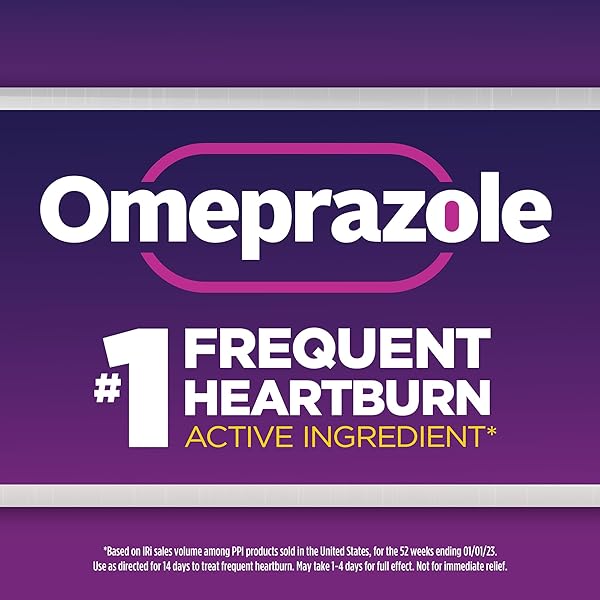 GOODSENSE OMEPRAZOLE DELAYED RELEASE TABLETS 20 MG, STOMACH ACID REDUCER FOR FREQUENT HEARTBURN TREATMENT, 28 COUNT
