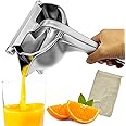 Lemon lime squeezer & lemon zester | Aluminum fruit citrus squeezer INCLUDES filter bag | hand juicer works as Lime & lemon squeezer for citrus juicer lovers.