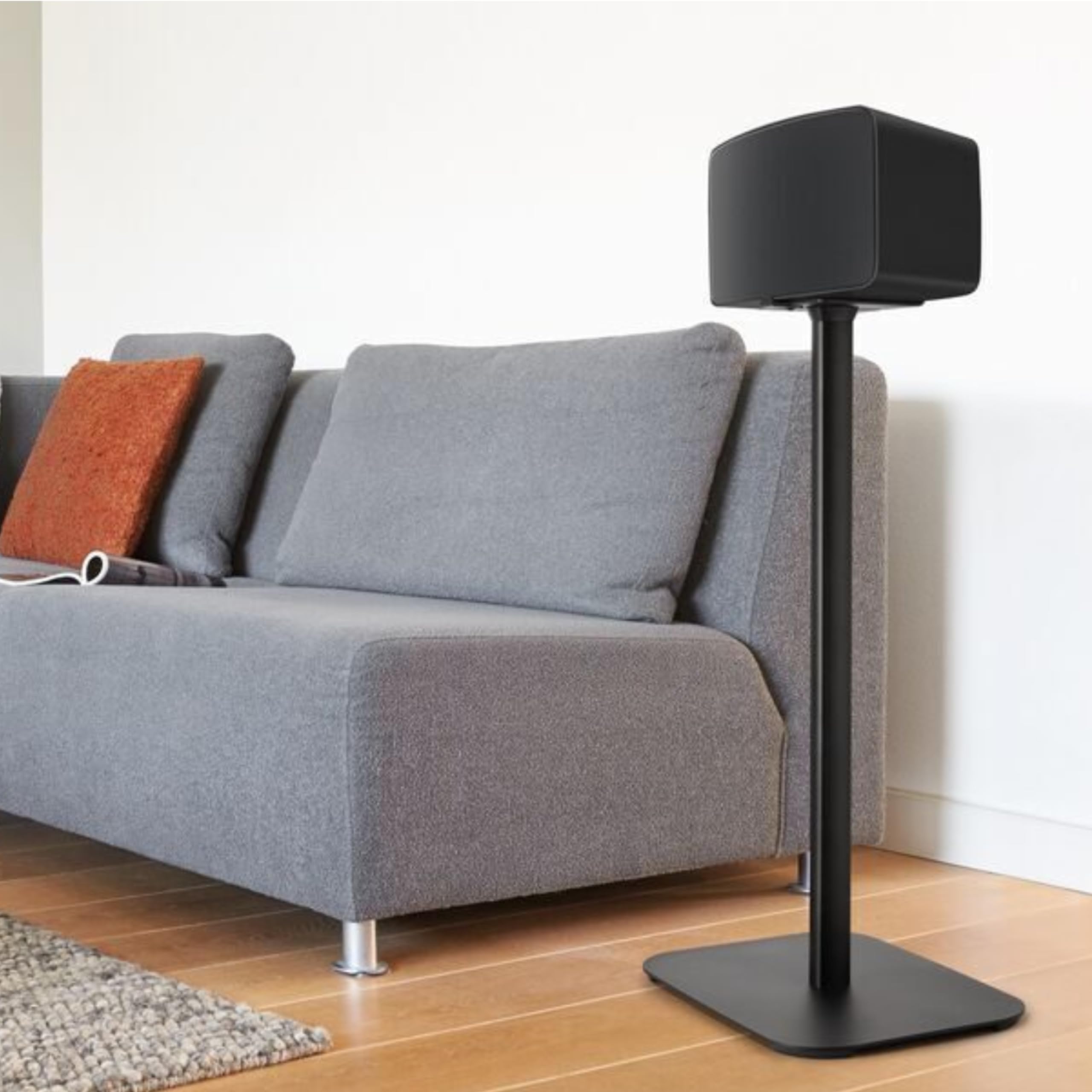 Vogel's Sound 3305 Lautsprecher Ständer, Max. 6,5kg, Höhe: 75 cm, Auch geeignet für Sonos Five & Play:5, Universelle Kompatibilität, Schwarz, 1 Halterung 4