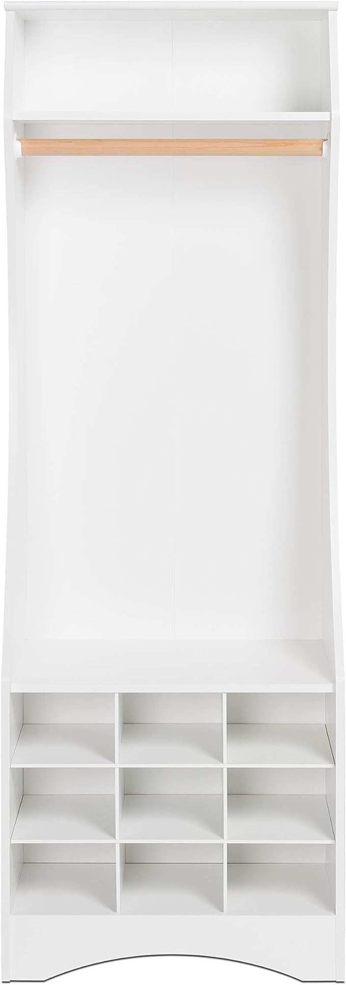 prepac shoe cubbie cabinet white on Amazon Com Prepac White Compact Wardrobe With Shoe Storage Furniture Decor