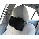 Car Neck Pillow (Soft Version)- Neck Pillow; Car Pillow; Memory Foam Neck Pillow; Neck Rest Pillow; Car Neck Pillow (Color: Black) by TravelMate(R)