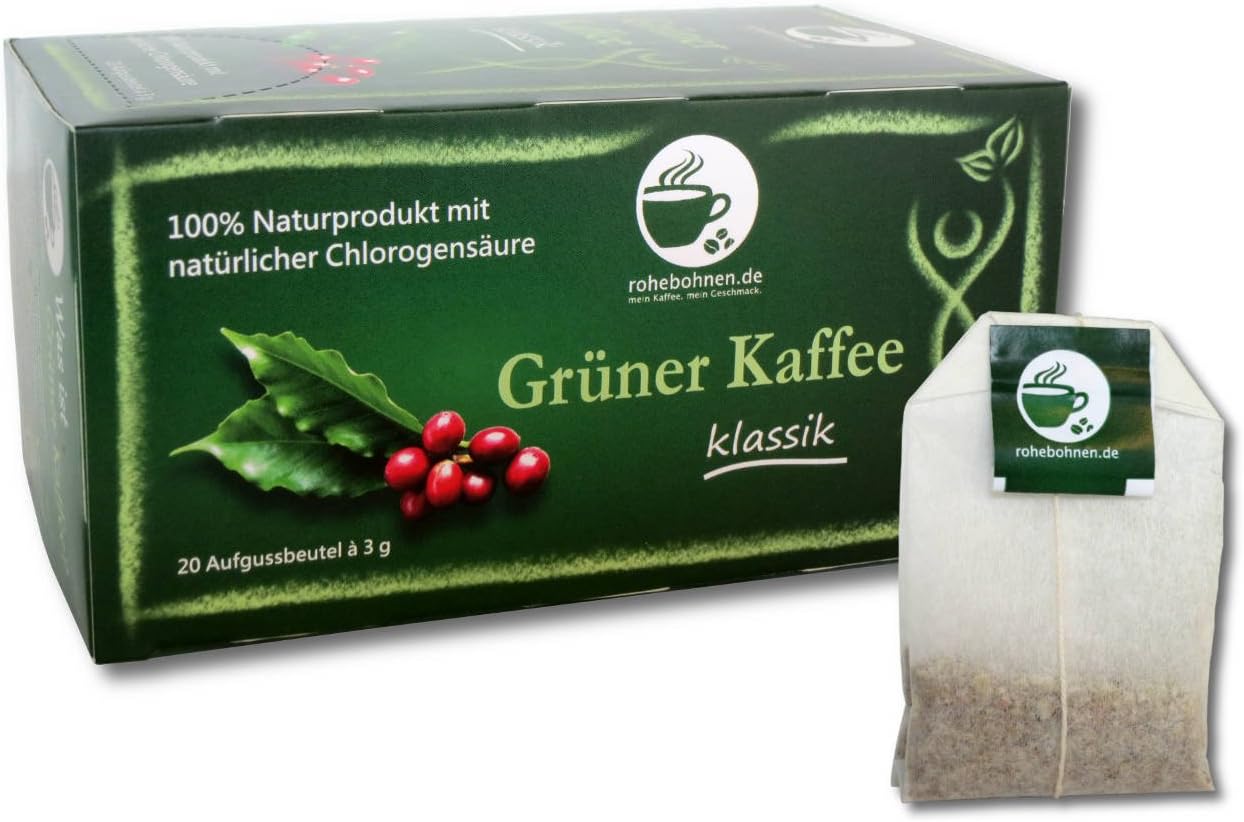 Green Coffee Classic Portion Bags (20x3g)