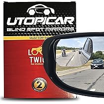 Heart Shaped Blind Spot Mirrors 2 Pack - 360° Adjustable Car Side Mirrors For Better Visibility & Road Safety