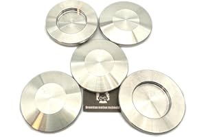 BROWNIAN MOTION TECHNOLOGY KF16 NW16 ISO-KF16 Flange Cap Flange Blind Flange Blank (Pack of 5 pcs, 316L)