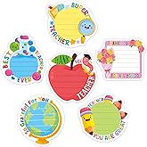 30 Pack Teacher Sticky Notes - 600 Sheets Teacher Notepads for Appreciation Gifts Colored Sticky Notes Cute Sticky Notes Pads for Teacher Thank You Gifts School Supplies
