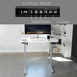 VIVO Electric 48 x 30 in Standing Desk, Memory