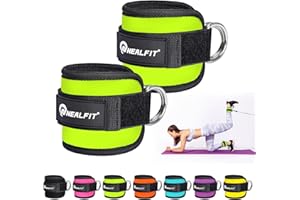 NEALFIT Ankle Strap for Cable Machine, Gym Ankle Cuff for Kickbacks, Leg Extensions, Glute Workouts, Booty Hip Abductors Exercise for Women and Men