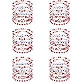 DONQTWAY 36 Pcs Baseball Bracelets Baseball Party Favors Stackable Beaded Bracelet for Game Day Team Bracelets,Baseball Mom Christmas Ornaments Cheer Bracelet Gifts Sports Fan Stuff Accessories