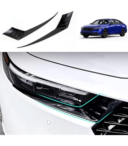 FOR 18-22 Honda Accord Tail Light Cutout & Reflector SMOKE Vinyl Tint Overlays - Foto 9