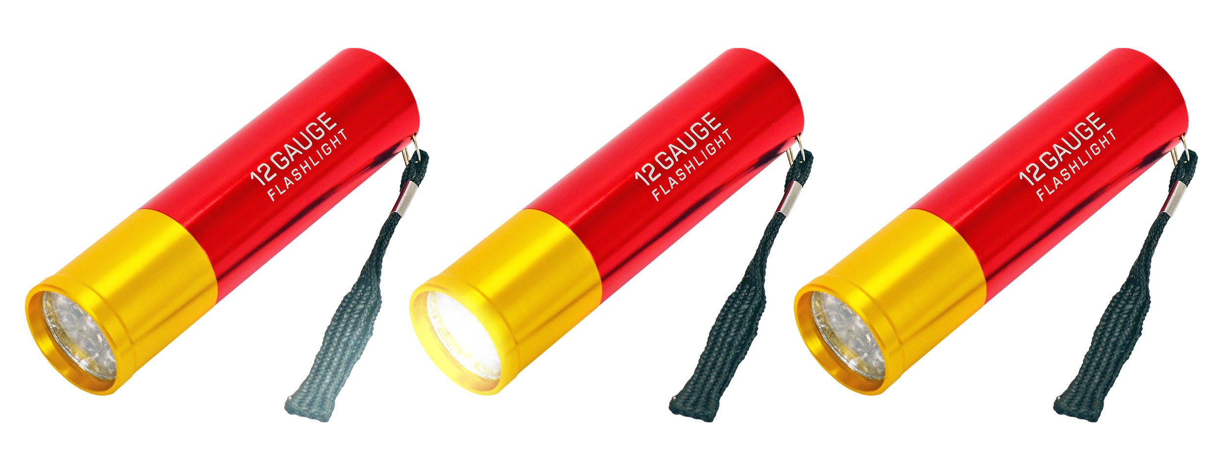 Fairly Odd Novelties FON-10251-3PK 12 Gauge LED Flashlight