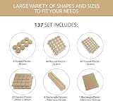 The Essential Concierge 137 Pack Furniture Pads Felt 3M Adhesive Floor view 6