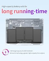 ASMARK A1466 A1369 Macbook Air 13-inch Battery Replacement 8100mAh 61.56Wh view 5