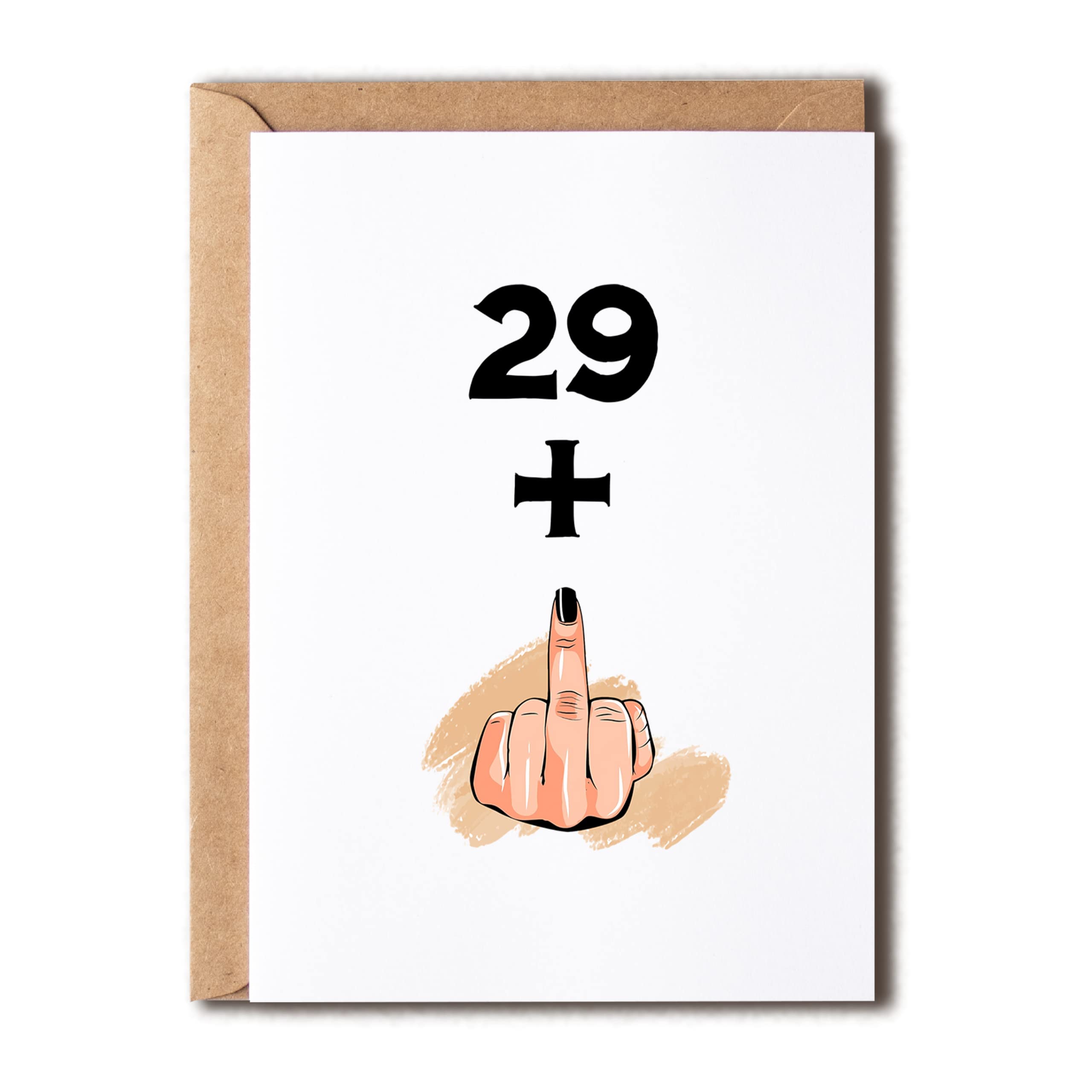 Photo 1 of LillaGifts Funny 30Th Birthday Card - 29+1 Women Or Men - Sweet 30 Years Old Birthday Gift - Gift Perfect For Husband Wife Brother Sister, 5 x 7 inches