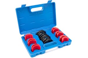 MiKaFex 14PC Motorcycle Bike Fork Seal Driver Tool Kit for 35mm 36mm 40mm 41mm 42mm 43mm 45mm 46mm 47mm 48mm 49mm 50mm