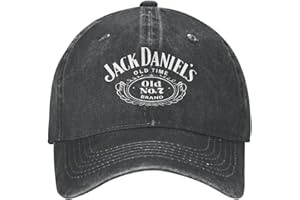 qwumub Unisex_Jack¡¥Daniel's¡¥Whiskey¡¥Logo_ Cowboy Hat Trucker Dad Gift Adjustable Buckle Closure Caps