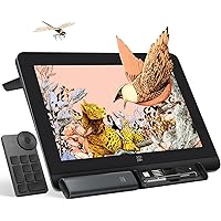 XPPen Artist Pro 16 Gen2 Drawing Tablet with Screen,2.5K QHD Graphic Tablet，Full Laminated Anti-Glare Screen 16384 Pressure L