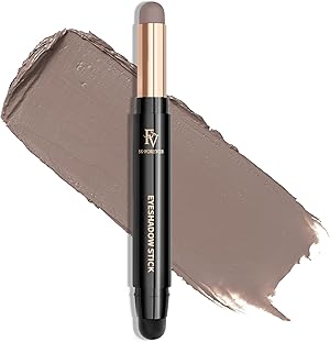 FV Shimmer Creme Lidschatten Stick - Hochpigmentiert, Faltenfrei, Langanhaltend, Wasserfest mit Schimmer-Effekt, Pearl Shimmer (08 Stone Matte)