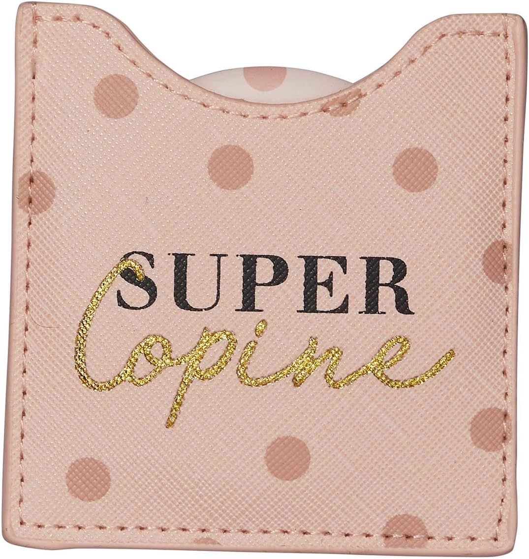 Draeger - Super Girlfriend Mirror - Round Pocket Mirror to Take Anywhere, Any Occasion - Dimensions 8.5 cm x 8 cm
