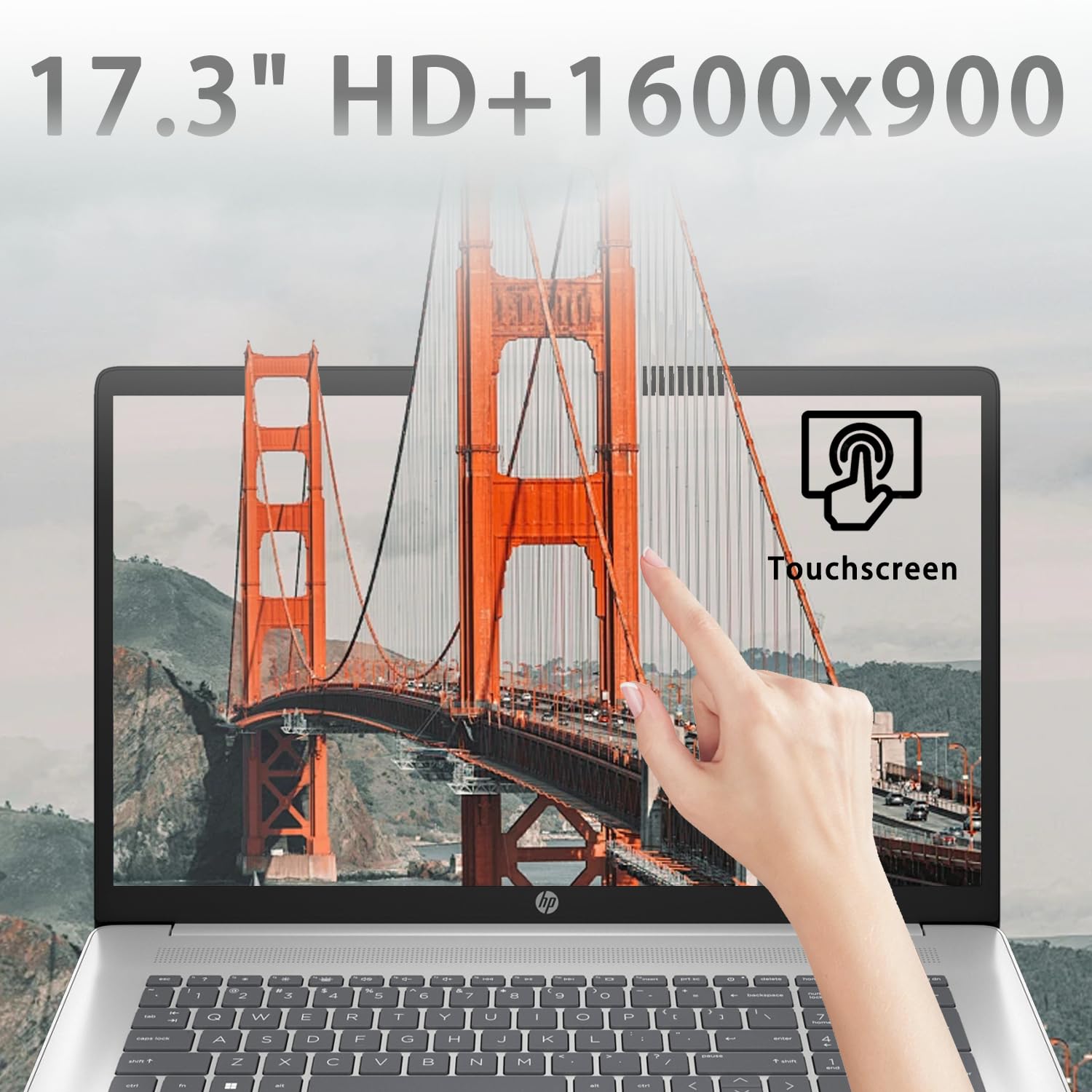 HP 17t Laptop, 17.3