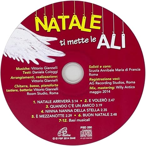 Natale Ti Mette Le Ali.Natale Ti Mette Le Ali Cd By Aa Vv Amazon Co Uk Music