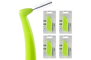 PRO-SYS® Interdental Brush Wide Spaces, Proxy Brush - 16 Brushes (4 Packs – 4 Brushes per Pack) – with Dupont™ Bristles