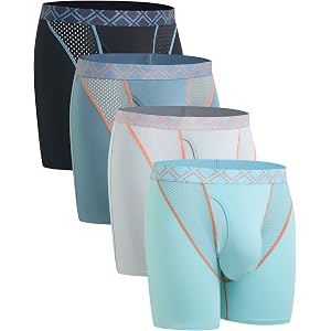VELISENSE Men's Bulge Enhancing Pouch Boxer Briefs Air Mesh Sport Underwear | Soft, Breathable, Moisture-Wicking, Comfort, Sm