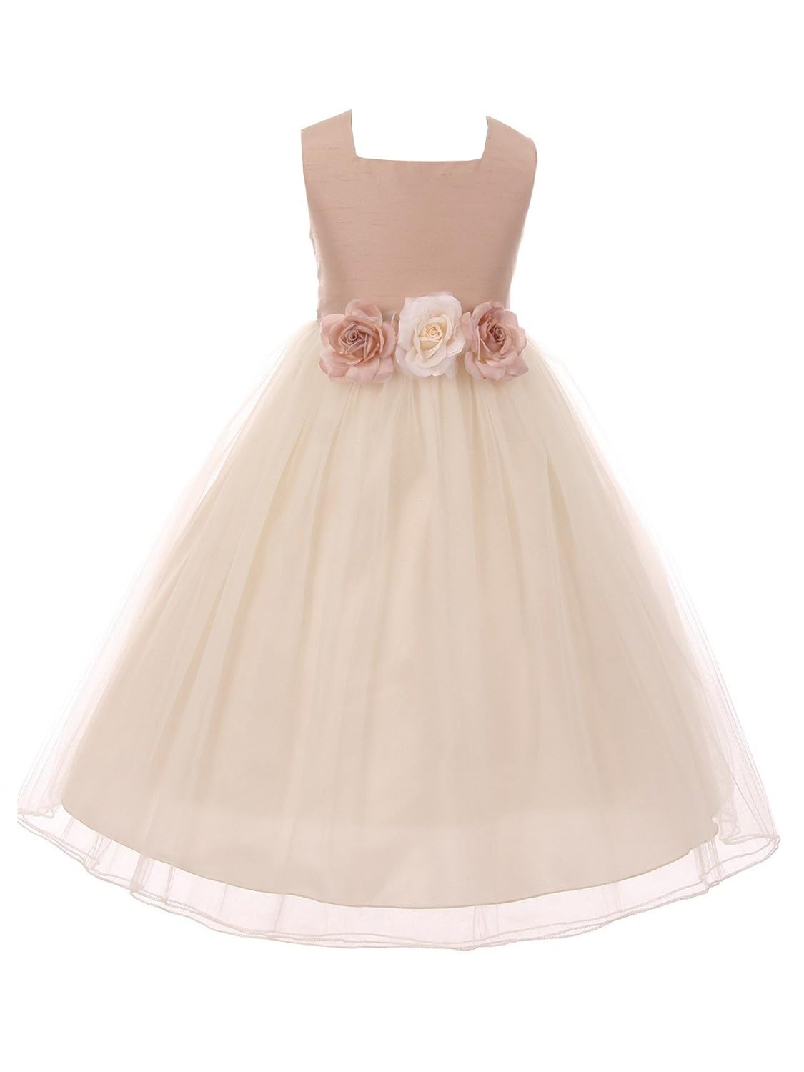 flower girl dresses old rose