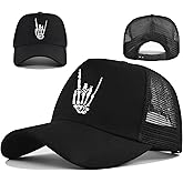 Baseball Hats Snapback Hats for Men hat Flat Bill Brim Adjustable Snap Skeleton Hip Hop Cap