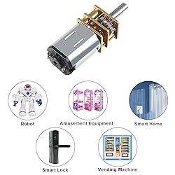 3pcs DC 6V 60RPM N20 High Torque Speed Reduction