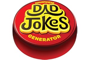 KNUCKLHEAD Dad Jokes Button - Father's Gift - Features 50+ Funny Dads Joke - Gift for Fathers - Birthday Present from Wife, Son, Daughter, Kids - Fun Silly Gag Toy for Men - Funny Gifts for Adults - Dad Presents