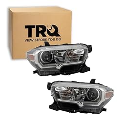 TRQ 2 Piece Headlight Assembly Set Driver
