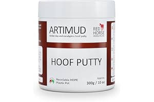 Artimud Hoof Clay 300g - Thrush Treatment, Under Shoe/Pad Packing, White Line, Seedy Toe, Abscess Cavities, Central Sulcus Th