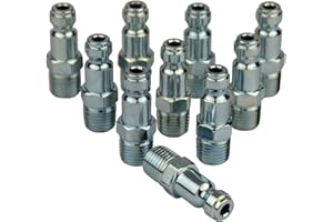 HOT MAX TORCHES Hot Max 28130 Tru-Flate 1/4-Inch x 1/4-Inch Male NPT Plug, 10-Pack