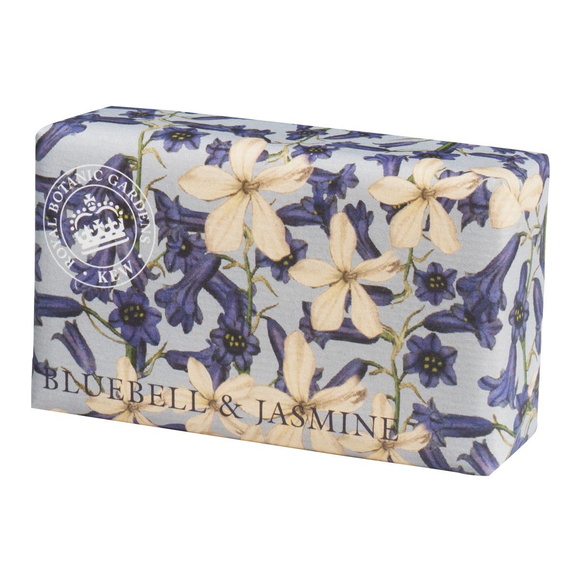 The English Soap Company Kew Gardens Bluebell and Jasmine Soap - Luxury Vegan Soap Bar Enriched with Shea Butter - Fresh Floral Scent, Cruelty-Free, Made in England - 240g — image 1