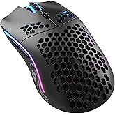 Glorious Gaming - Model O Wireless Gaming Mouse - RGB Mouse with Lights 69 g Superlight Mouse Honeycomb Mouse