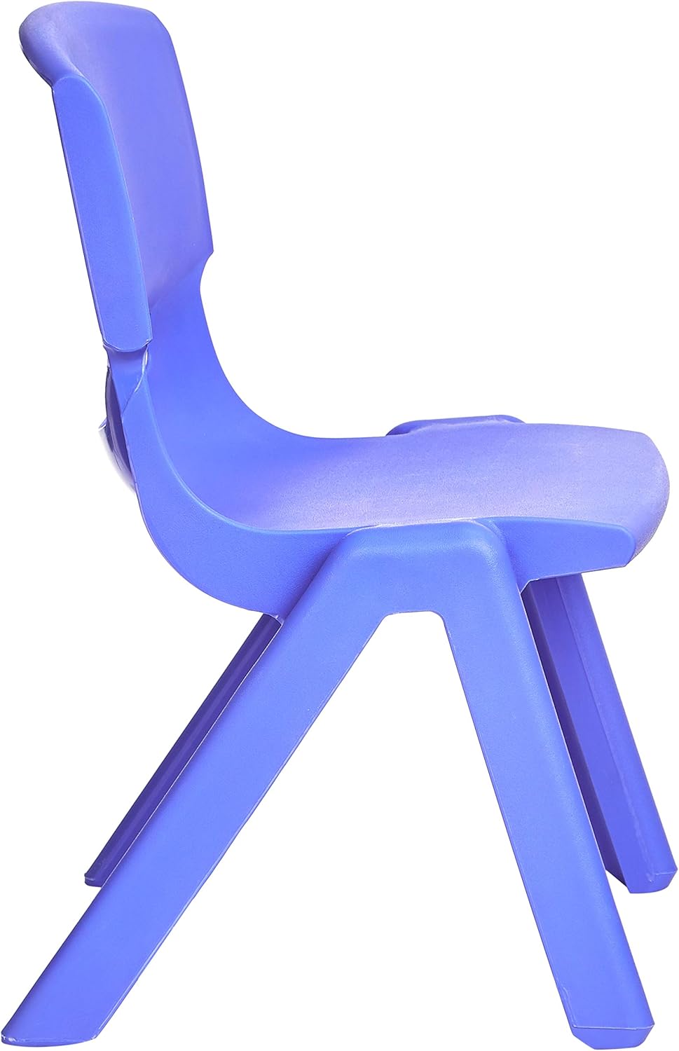  Basics 10 Inch School Classroom Stack Resin Chair, Blue, 6-Pack: Industrial & Scientific